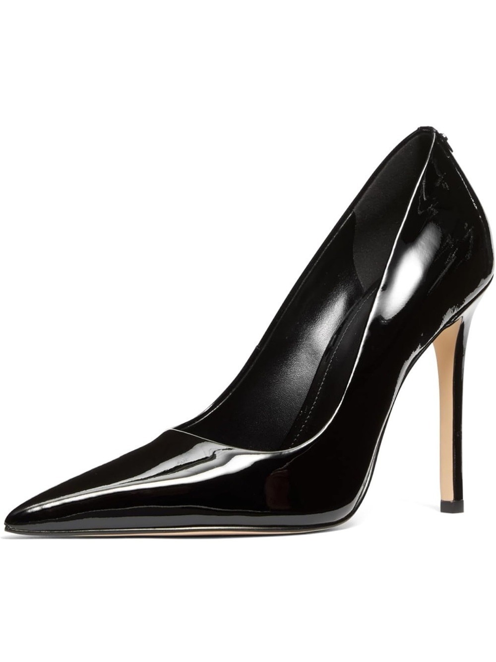 Michael Kors Elyse Black Patent Leather Pointed Toe Stiletto Pump